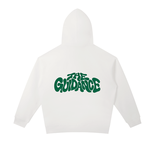 White/Green Hoodie