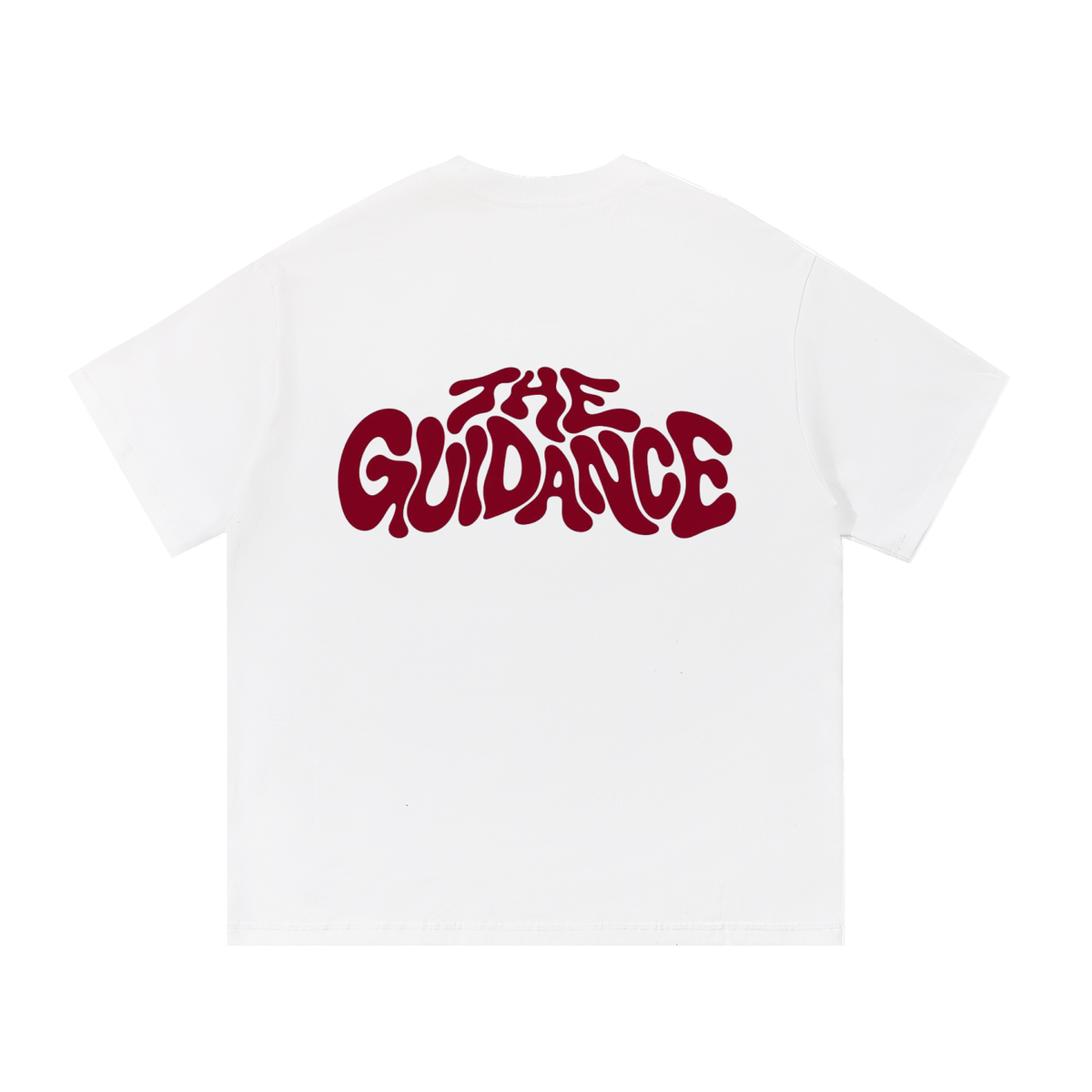 White/Burgundy T-Shirt The Guidance