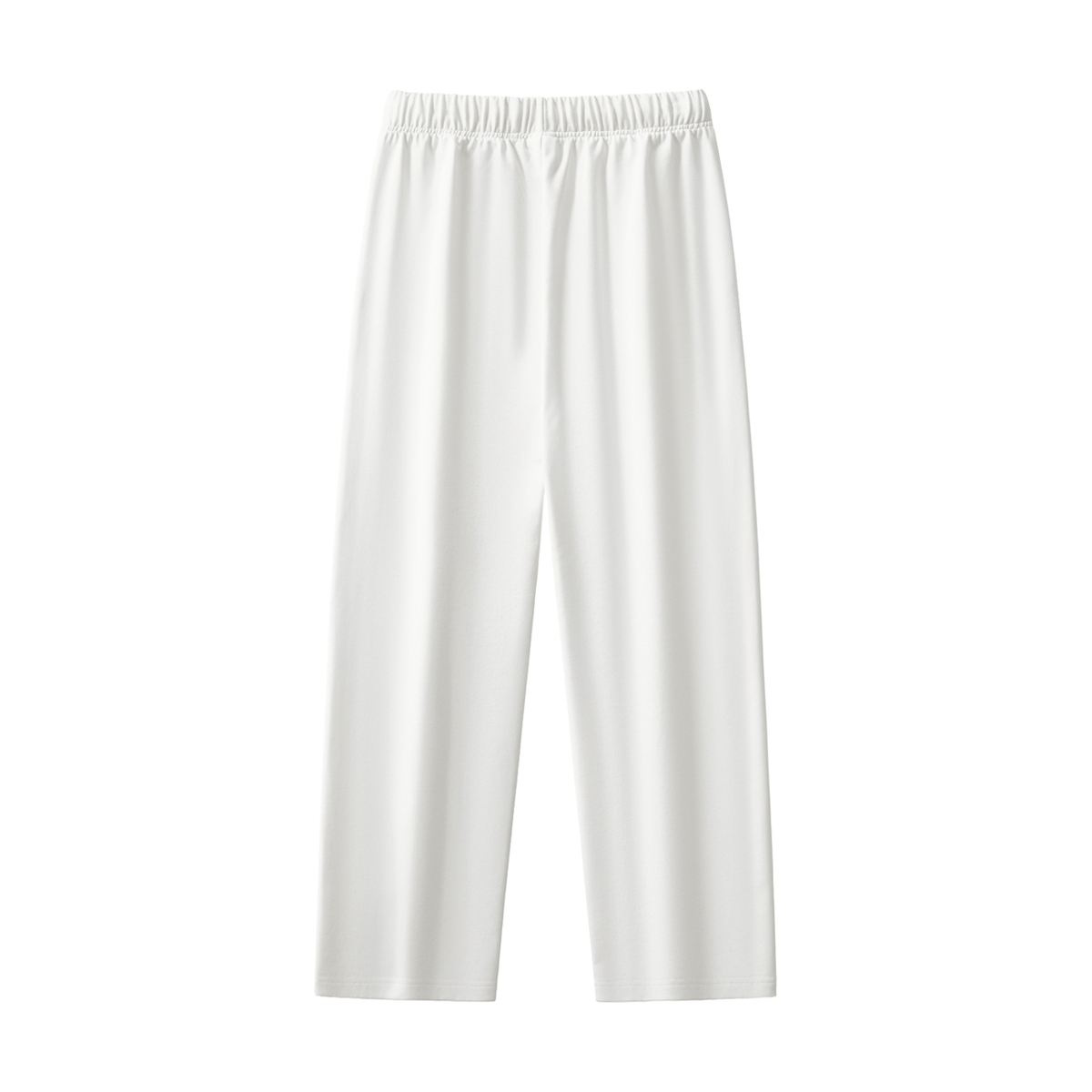 White Heavyweight Straight-Leg Sweatpants Compass
