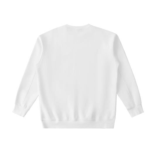 White/Black Sweatshirt Embroidery