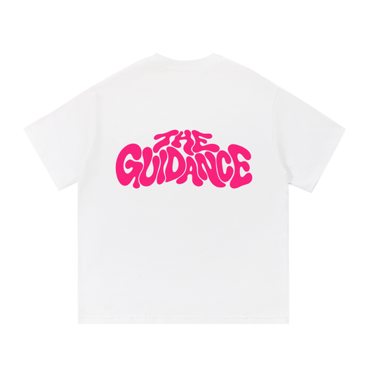 White/Pink T-Shirt The Guidance