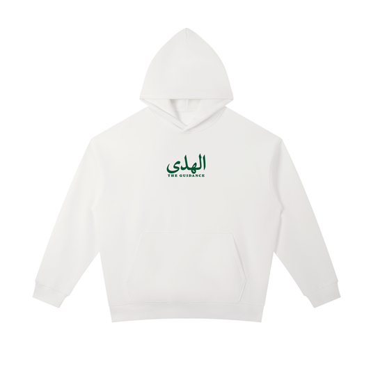 White/Green Hoodie