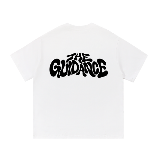 White/Black T-Shirt The Guidance