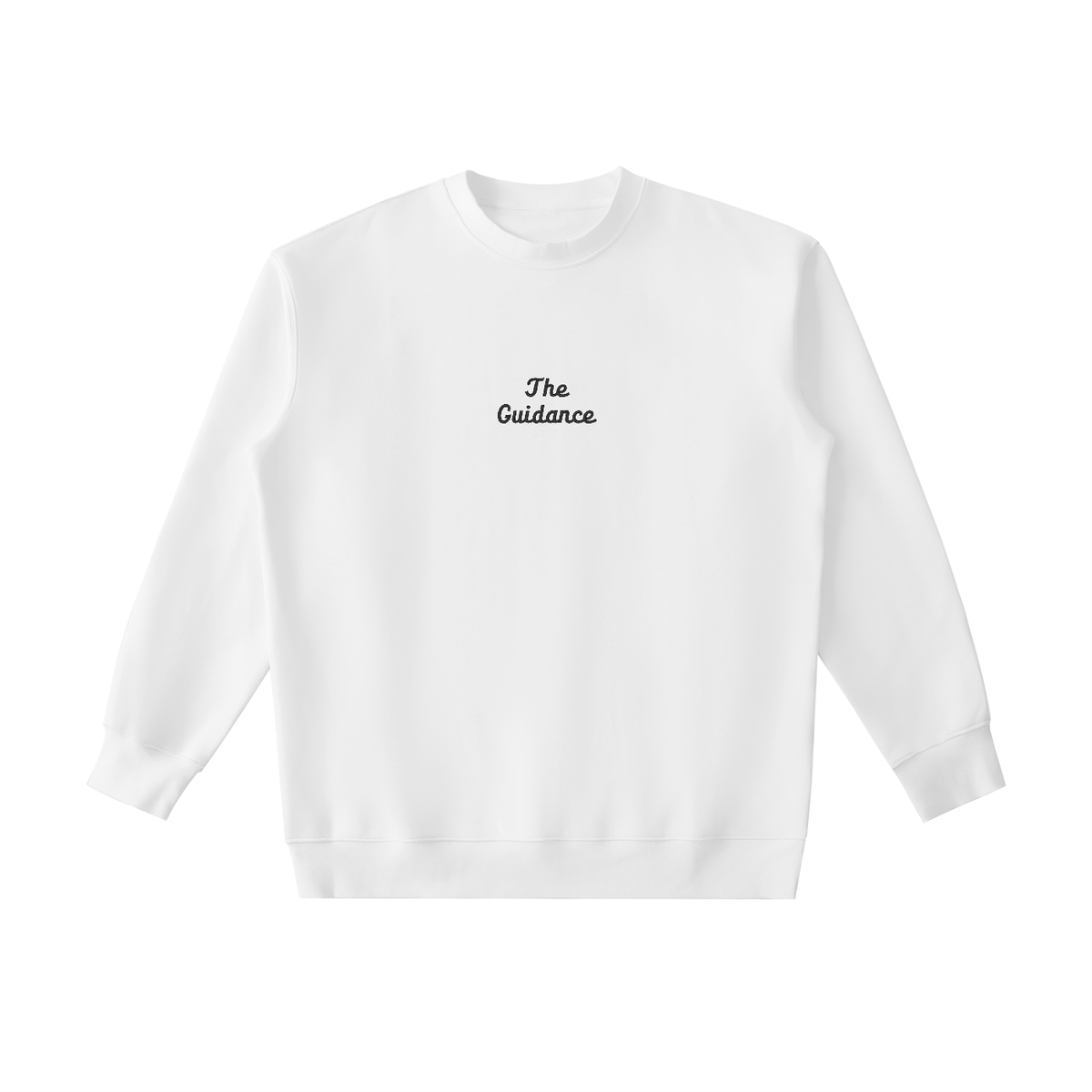 White/Black Sweatshirt Embroidery