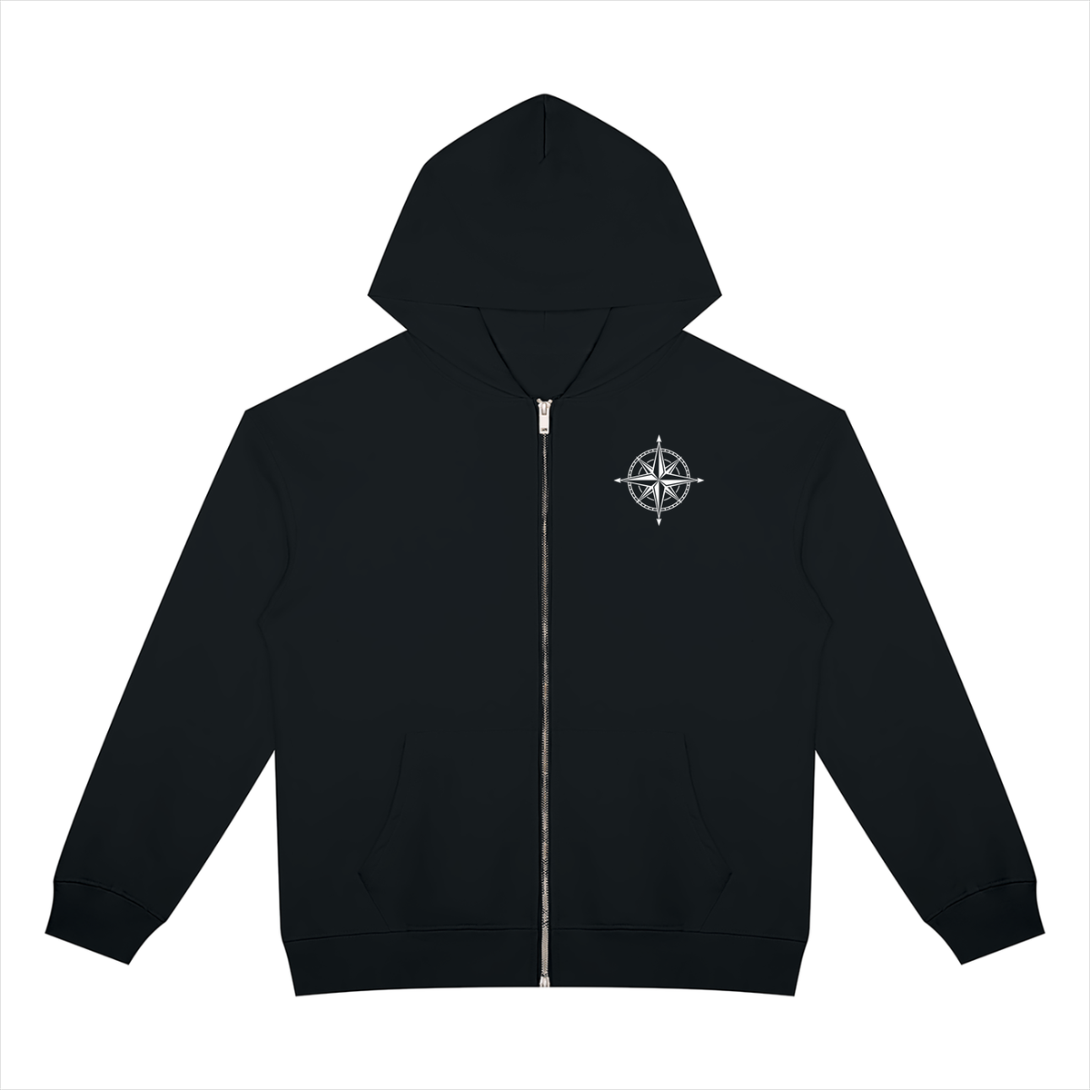 Heavyweight Full Zip Hoodie Compass