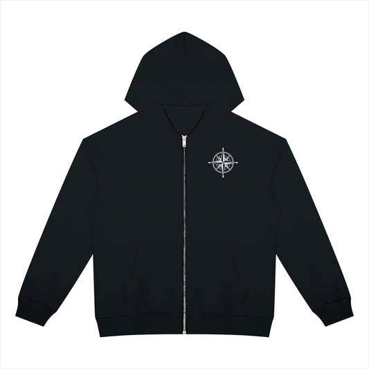 Heavyweight Full Zip Hoodie Compass