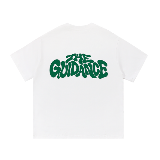 White/Green T-Shirt The Guidance
