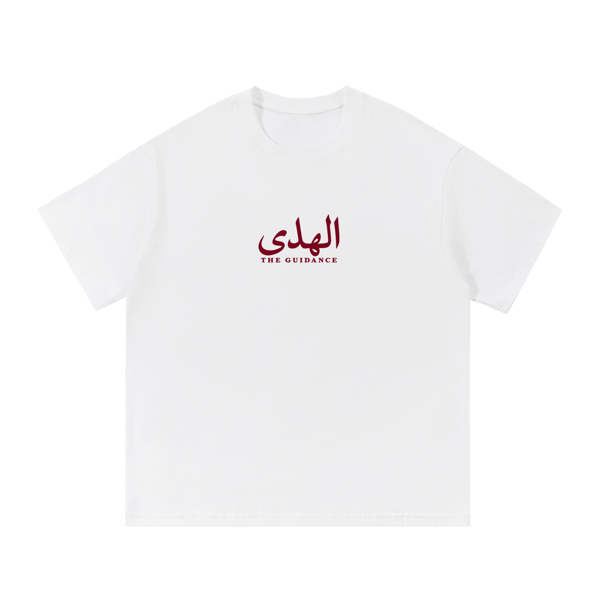 White/Burgundy T-Shirt The Guidance