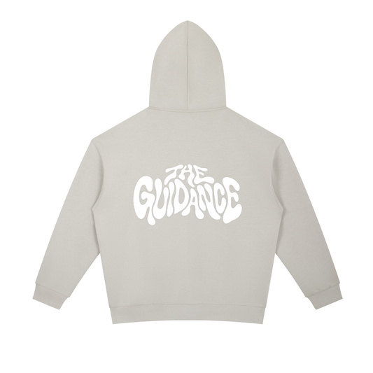 Gray/White Hoodie