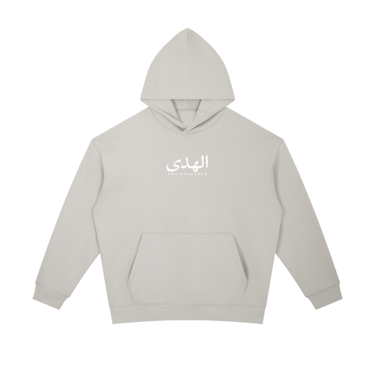 Gray/White Hoodie