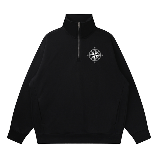 Quarter-Zip Compass