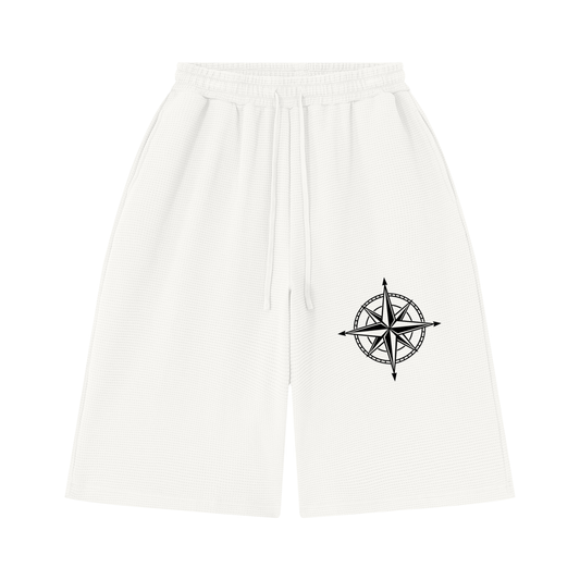 White/Black Shorts Compass